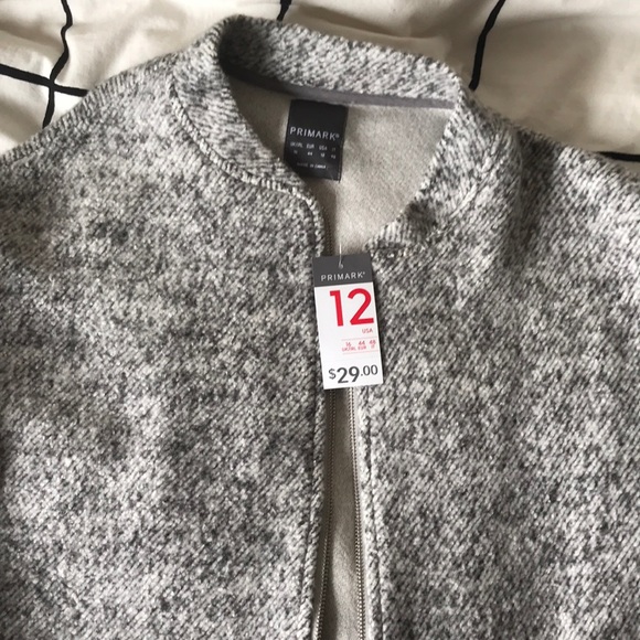 Primark heather grey coat - Picture 2 of 4